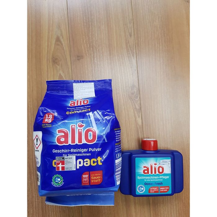 Bộ sưu tập hình ảnh thực tế dung dịch vệ sinh Alio cho máy rửa chén