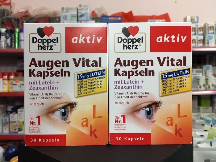 Hình ảnh minh họa viên uống bổ mắt Doppelherz Augen Vital Kapseln