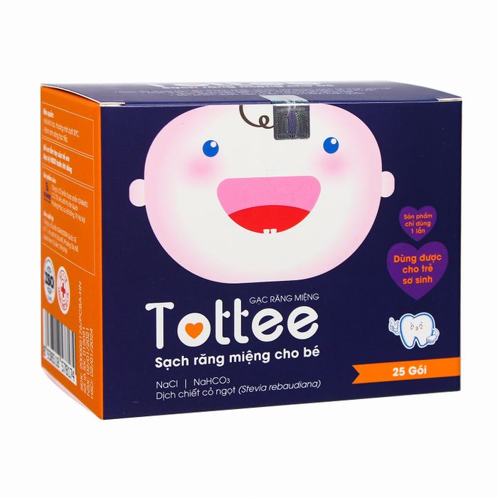 Hình ảnh minh họa gạc răng miệng Tottee - thiết kế tiện dụng