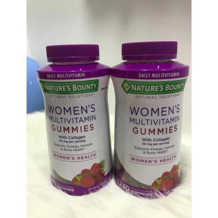 Kẹo Bổ Sung Collagen Nature's Bounty Women's - Ảnh 2 chân thực về thiết kế sang trọng, minh chứng cho chất lượng chuẩn Mỹ