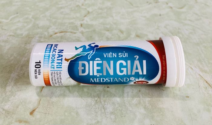 Hình ảnh minh họa viên sủi Oresol Medstand - giải pháp bù nước và điện giải hiệu quả