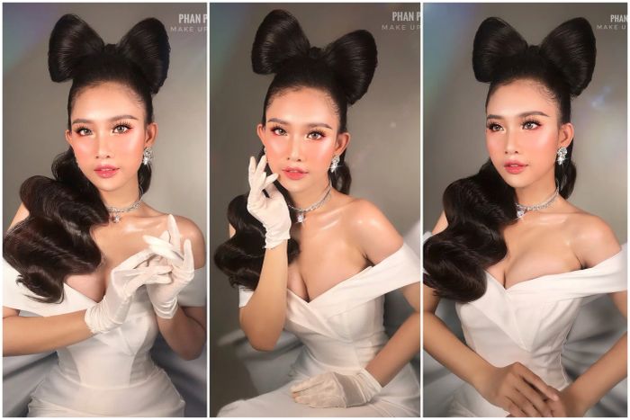 Hình ảnh tác phẩm trang điểm ấn tượng của Phan Phương Phi Makeup