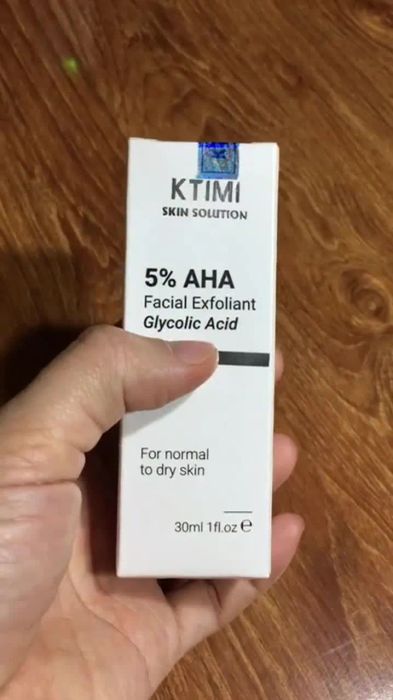 Hình ảnh chân thực sản phẩm Ktimi 5% AHA Facial Exfoliant