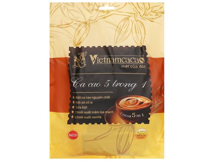 Hình ảnh chân thực bột ca cao 5 trong 1 Vietnamcacao