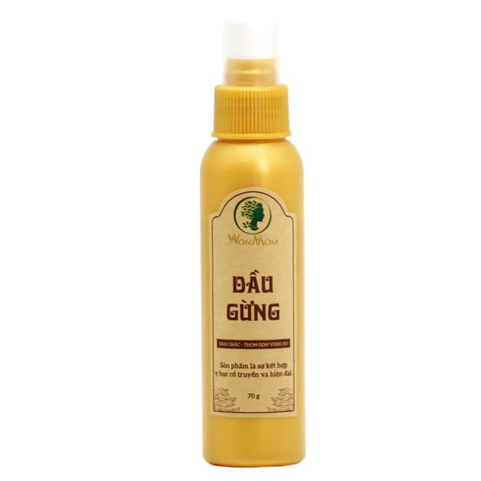 Hình ảnh chân thực Dầu Gừng Wonmom