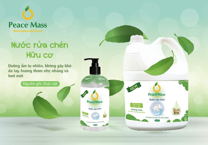 Bộ sưu tập hình ảnh Nước Rửa Chén Peace Mass
