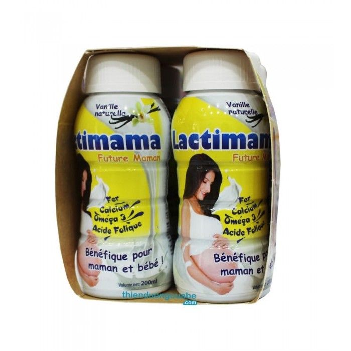 Hình ảnh thực tế sữa Lactimama vị vani thơm ngon