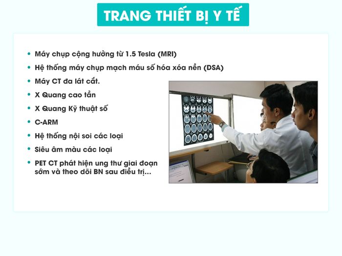 Hình ảnh khu vực siêu âm hiện đại tại Bệnh viện Nhân dân 115