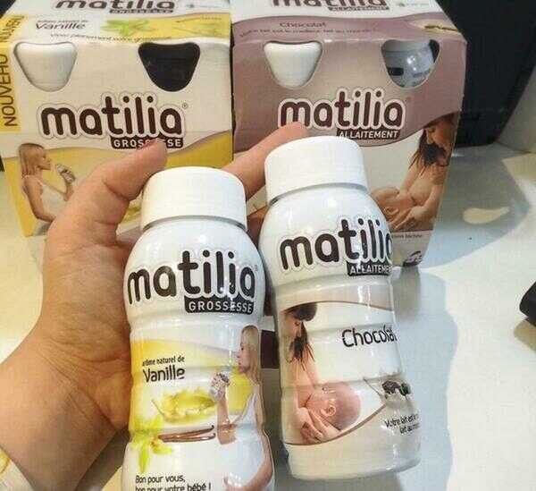 Hình ảnh sữa bầu Matilia chính hãng