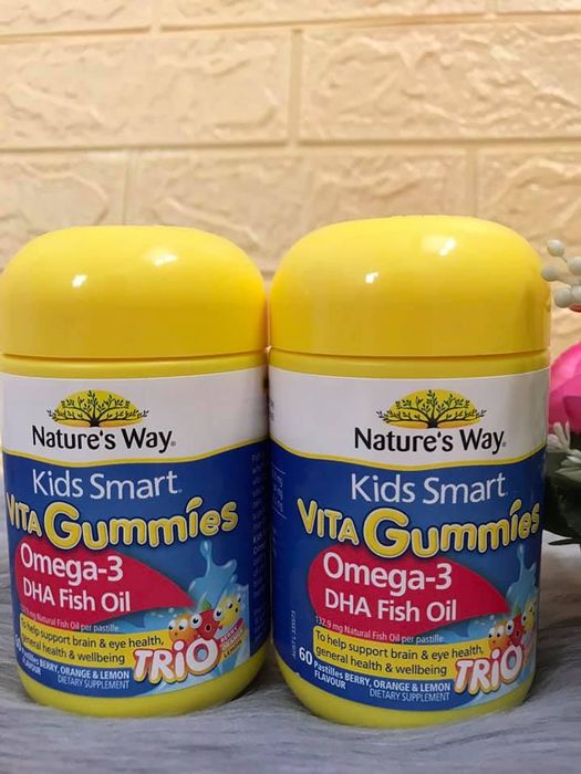 Hình ảnh chi tiết kẹo dầu cá Nature's Way Kids Smart Omega 3 (phiên bản 2)