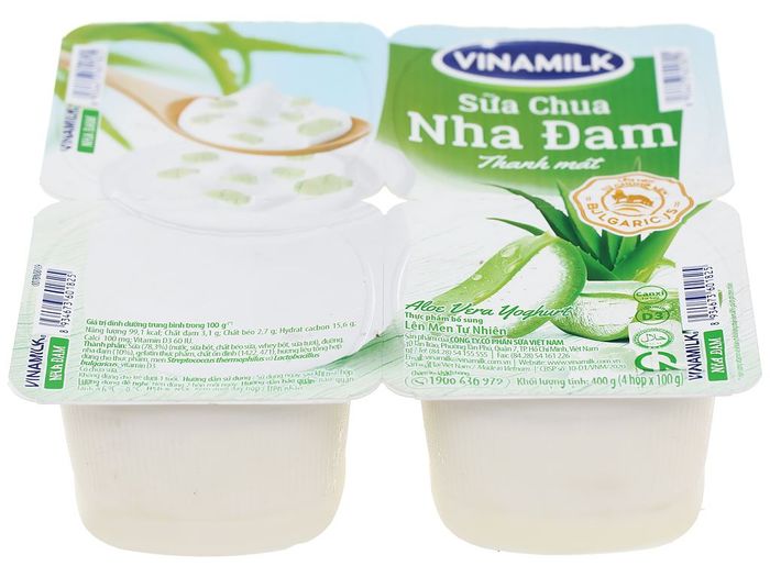 Bộ sưu tập hình ảnh sữa chua Vinamilk nha đam