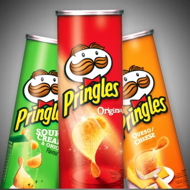 Hình ảnh Pringles - Biểu tượng snack khoai tây hình yên ngựa