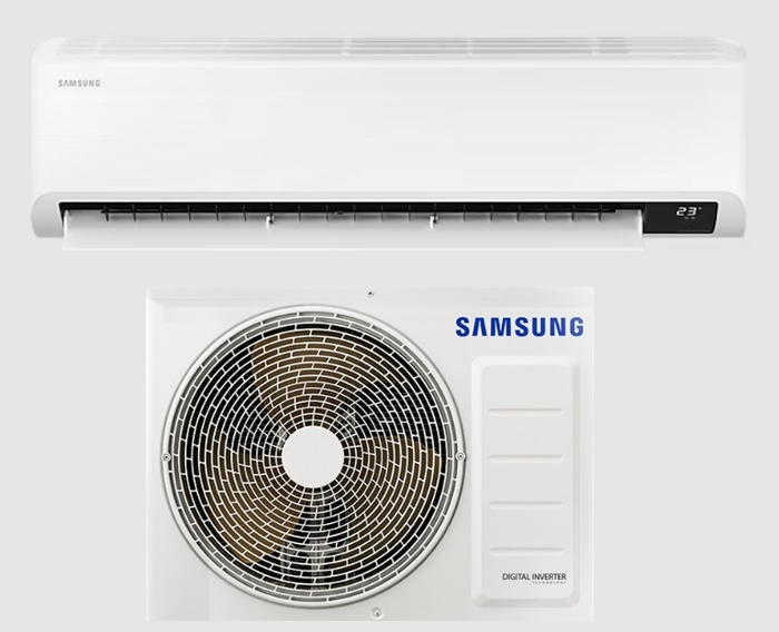 Điều hòa Samsung AR18TYHYCW20 có thiết kế đơn giản, hiện đại 