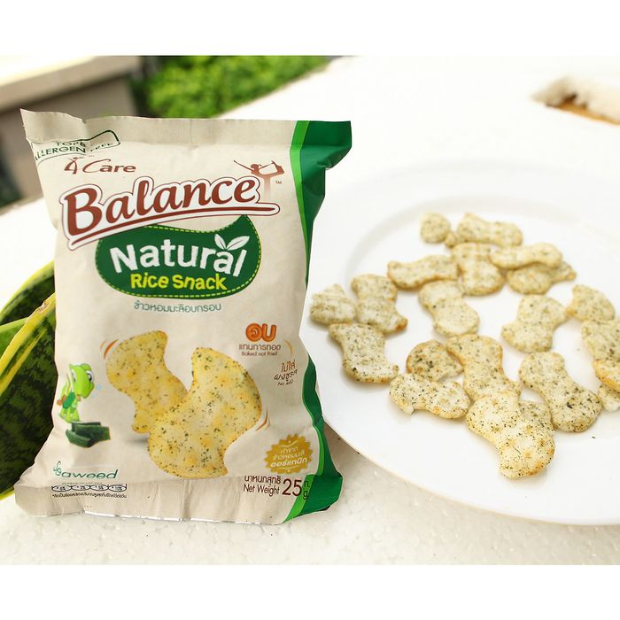 Bánh snack gạo hữu cơ 4care balance ảnh 1