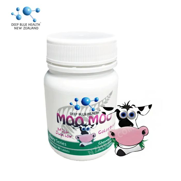 Hình ảnh thực tế kẹo sữa non Deep Blue Health Moo Moo phiên bản mới