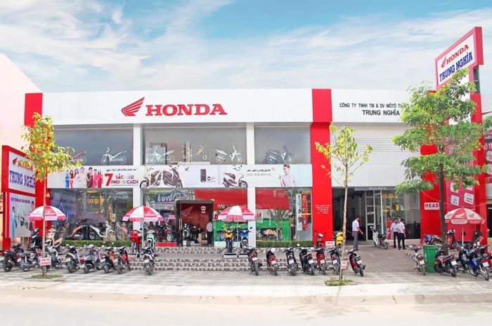 Hình ảnh showroom Honda Trung Nghĩa Cà Mau