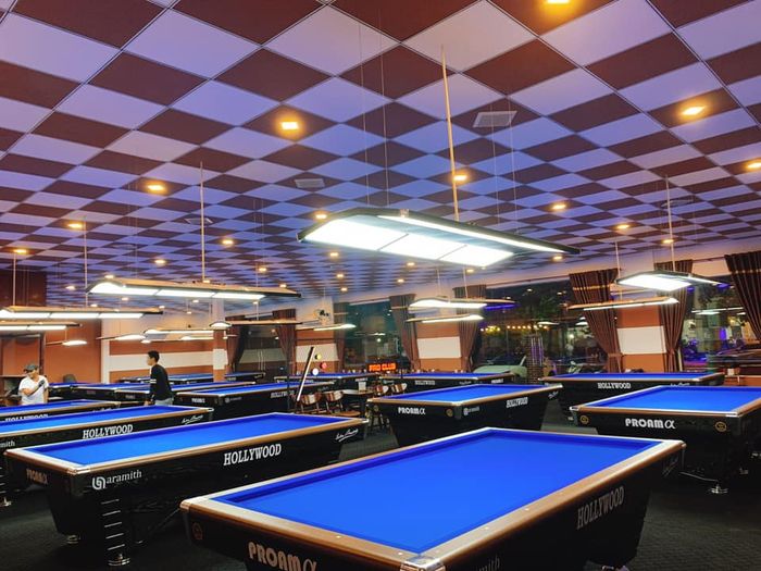 Không gian chuyên nghiệp tại Billiard Pro Club