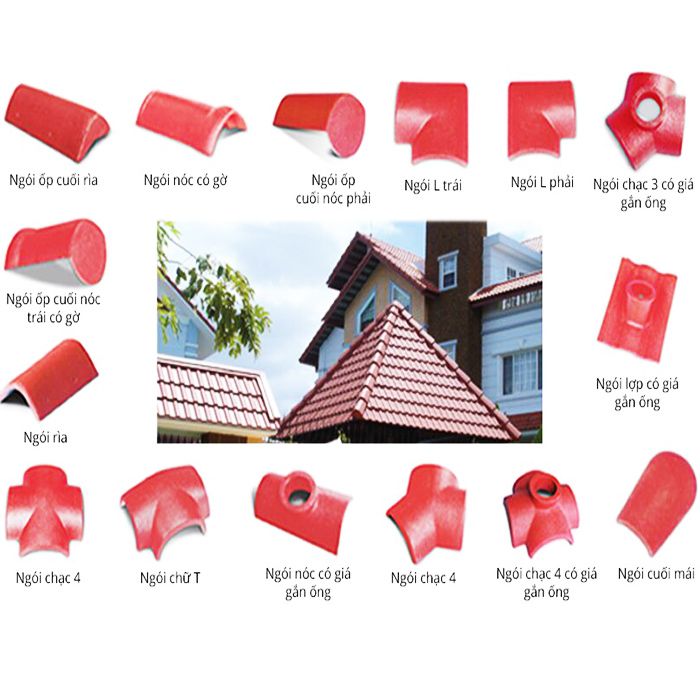 Hình ảnh ngói Đồng Tâm - Vẻ đẹp hiện đại từ công nghệ xi măng