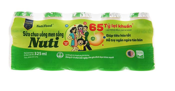 Hình ảnh sản phẩm Sữa chua uống men sống Nuti