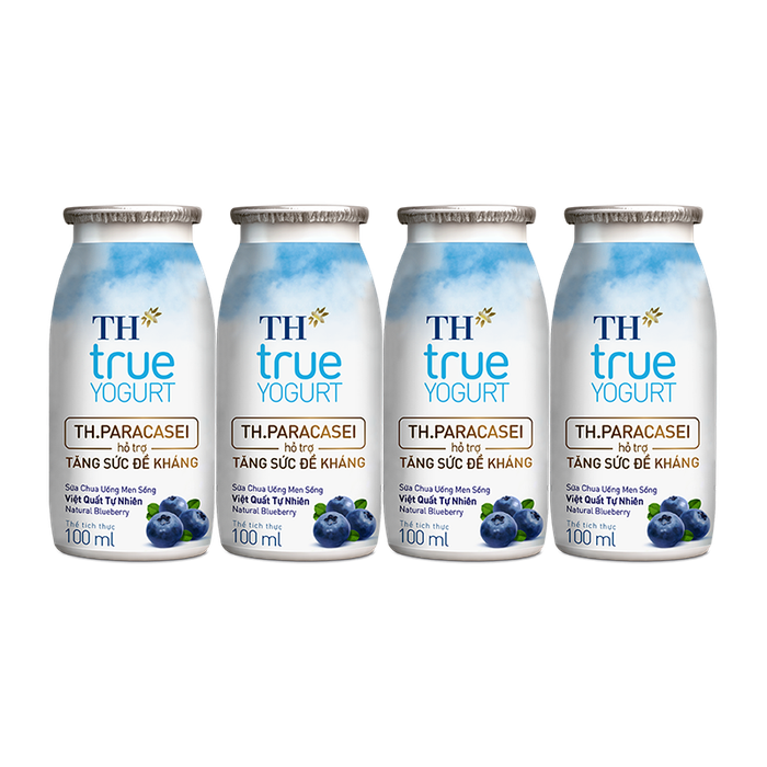 Hình ảnh chân thực Sữa Chua Uống Men Sống TH true YOGURT