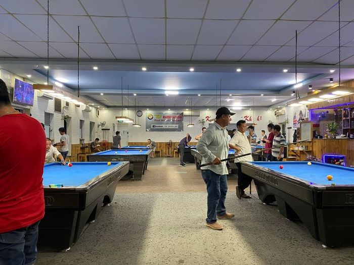 Không gian hiện đại tại TK Billiard