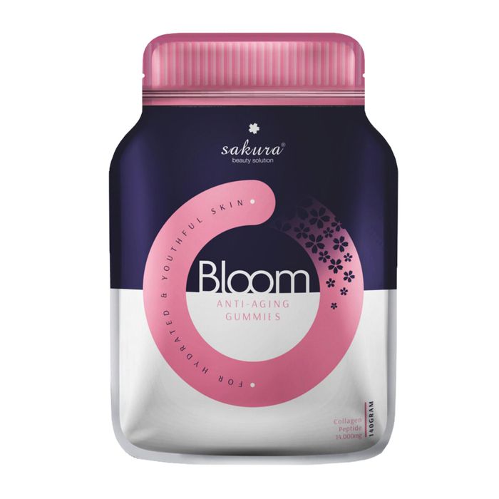 Kẹo Dẻo Sakura Bloom Anti-Aging Collagen Gummies - Ảnh 1 chân thực về thiết kế sang trọng, minh chứng cho chất lượng Nhật Bản đích thực