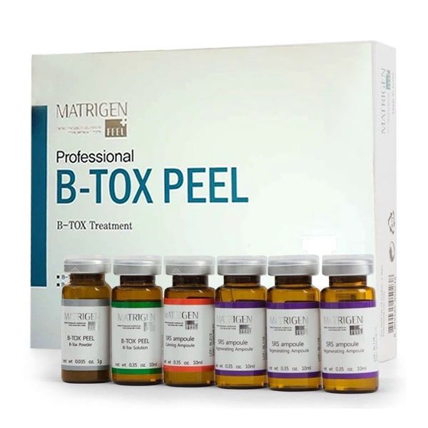 Hình ảnh minh họa bộ sản phẩm B Tox Peel đầy đủ