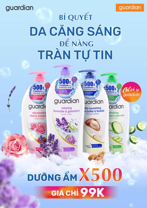 Không gian mua sắm hiện đại tại Guardian Vietnam