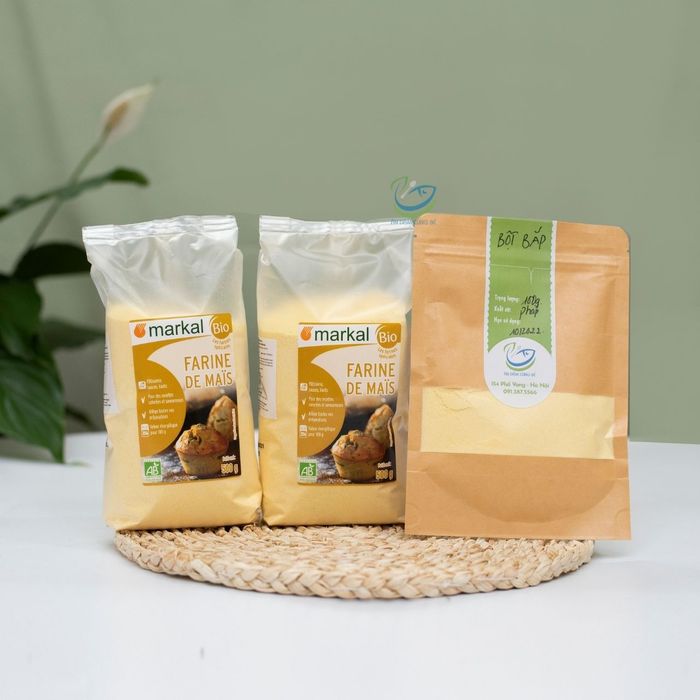 Bột Bắp Hữu Cơ Hạt Mịn Markal – Hình ảnh sản phẩm thuần khiết và đậm chất Pháp