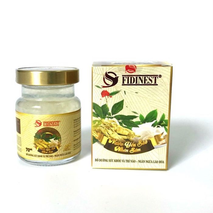 Hình ảnh sản phẩm nước yến sào nhân sâm FIDINEST cao cấp