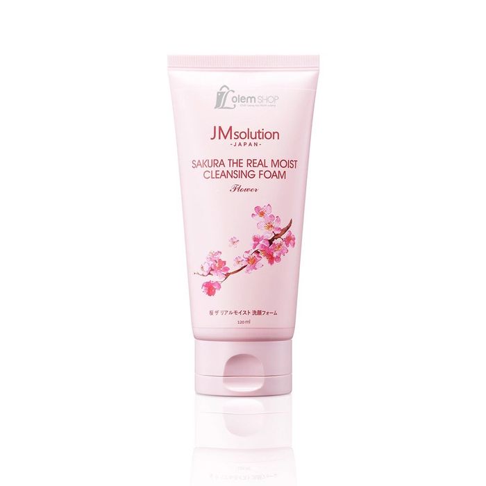Hình ảnh chân thực Sữa rửa mặt Jm Solution Japan Sakura The Real Moist Cleansing Foam