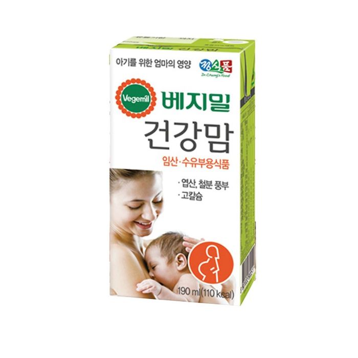 Hình ảnh bao bì sữa Vegemil Hàn Quốc tinh tế