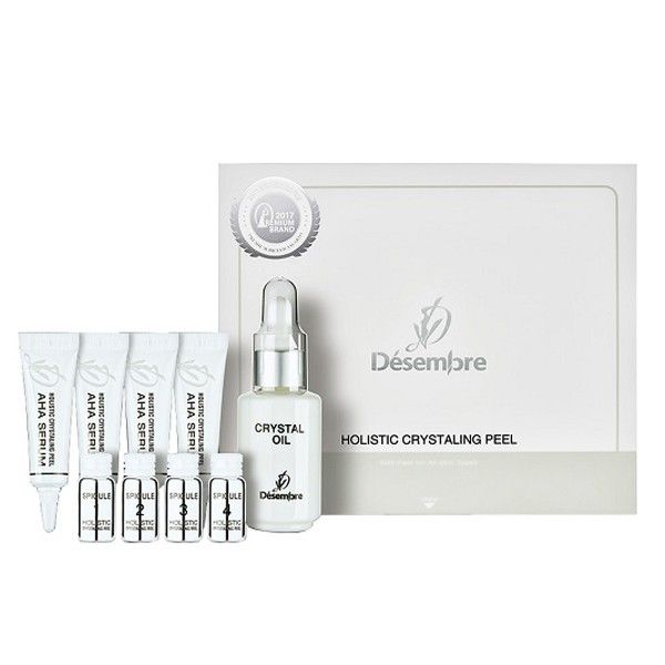 Hình ảnh kết quả trước và sau khi sử dụng Desembre Holistic Crystaling Peel