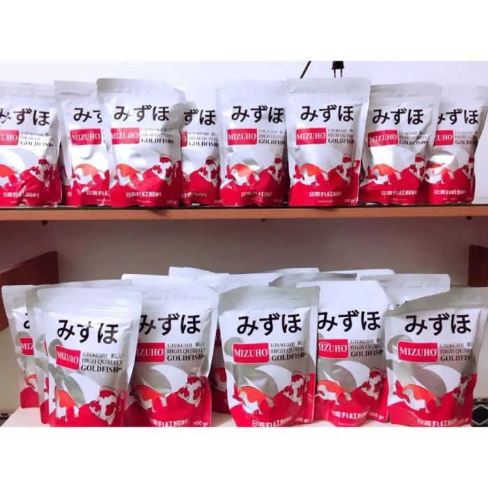 Hình ảnh thực tế Mizuho Goldfish - Thức ăn Nhật Bản cao cấp