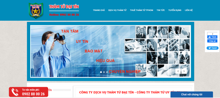 Hình ảnh hoạt động chuyên nghiệp của Thám tử Đại Tín