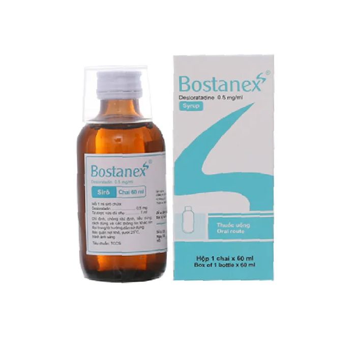 Hình ảnh chi tiết Siro Bostanex - Giải pháp vàng cho viêm mũi dị ứng