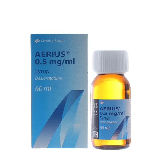 Hình ảnh chi tiết Siro Aerius - Thiết kế tối ưu cho trẻ nhỏ