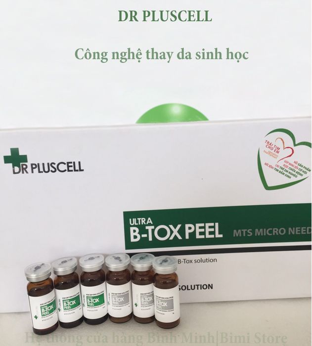 Hình ảnh kết quả trước-sau khi sử dụng B Tox Peel