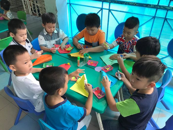 Hình ảnh Trường Mầm non Sao Mai 12 - Giờ học sáng tạo