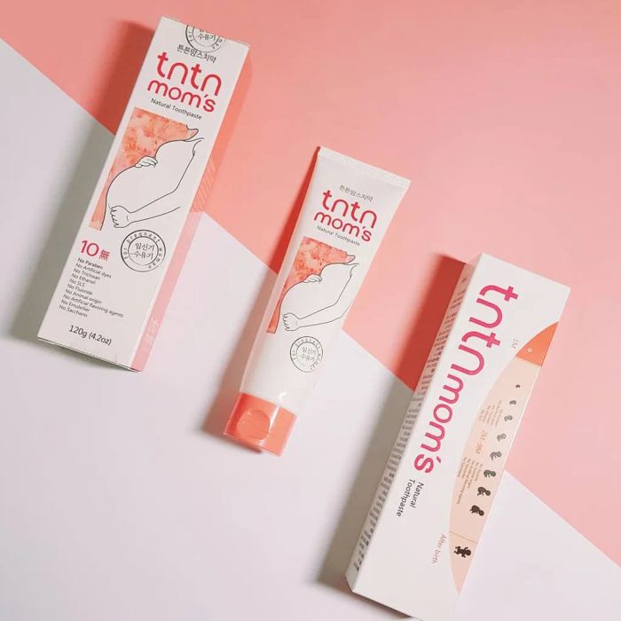 Hình ảnh kem đánh răng tntn mom's - Lựa chọn không Fluoride cho mẹ bầu
