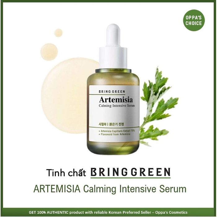 Hình ảnh thực tế Bring Green Artemisia Calming Intensive Serum - Tinh chất ngải cứu thuần chay