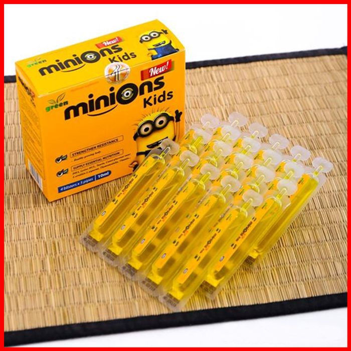 Hình ảnh chính hãng Siro Yến Sào Minions Kids