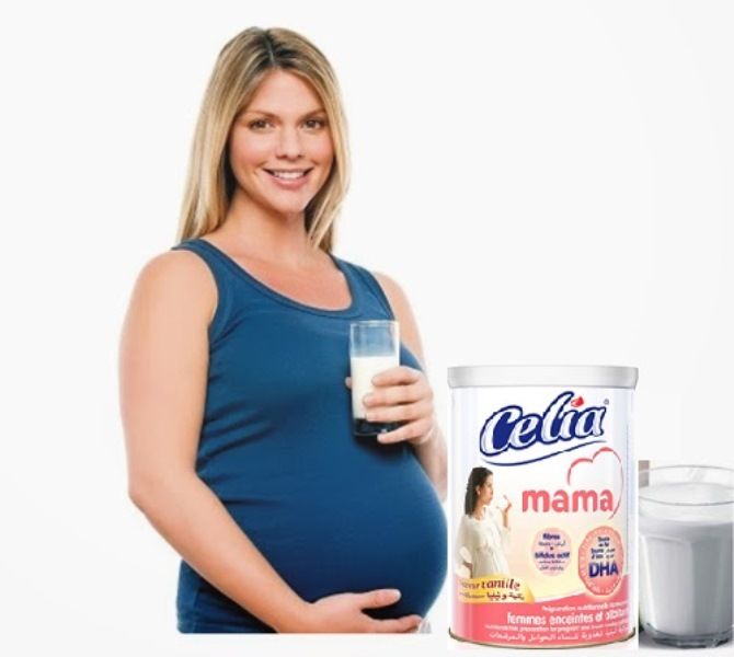 Hình ảnh chân thực sữa bầu Celia Mama