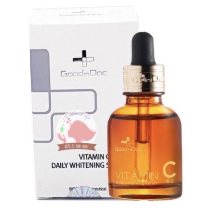 Serum Vitamin C Goodndoc 16.5% - Tinh chất vàng cho làn da rạng rỡ