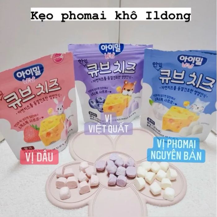 Hình ảnh phô mai khô ILDONG FOOD'IS cao cấp