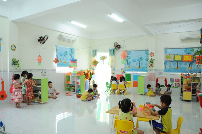 Hình ảnh Trường Mầm non 3 - Giờ học ngoài trời