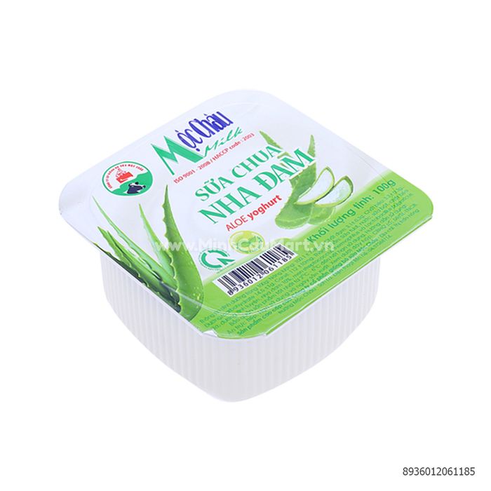 Hình ảnh sữa chua Mộc Châu Nha đam
