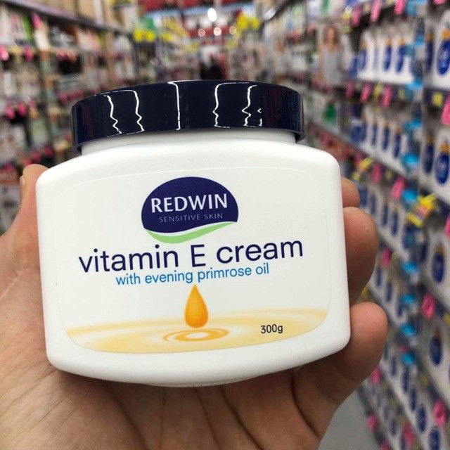Hình ảnh thực tế kem dưỡng Redwin Vitamin E Cream chính hãng Úc