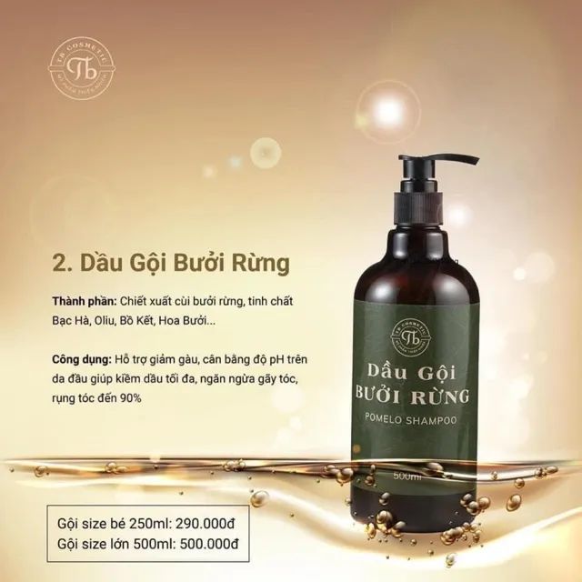 Hình ảnh dầu gội bưởi rừng TB Cosmetic