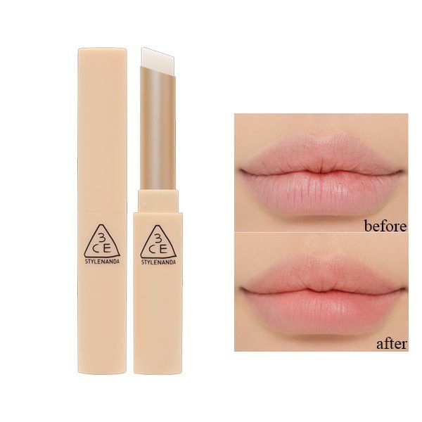 Hình ảnh thực tế 3CE Lip Primer - thiết kế tối giản sang trọng